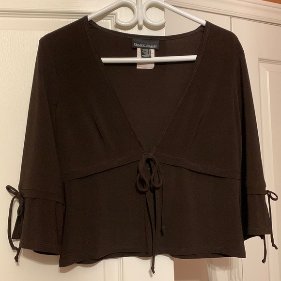 Frank Lyman Brown Bolero - Size 10 - Picture 13 of 13